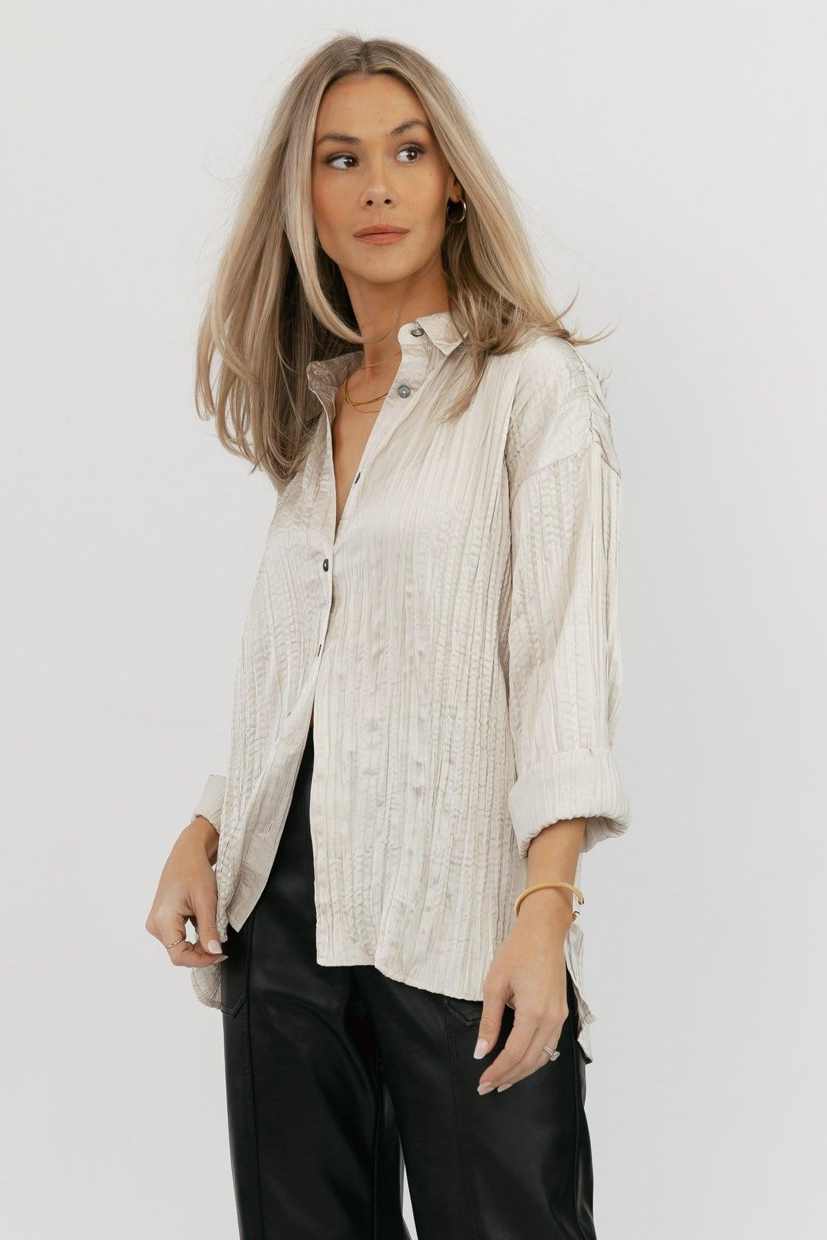 Nolah Pearl Textured Top - Final Sale