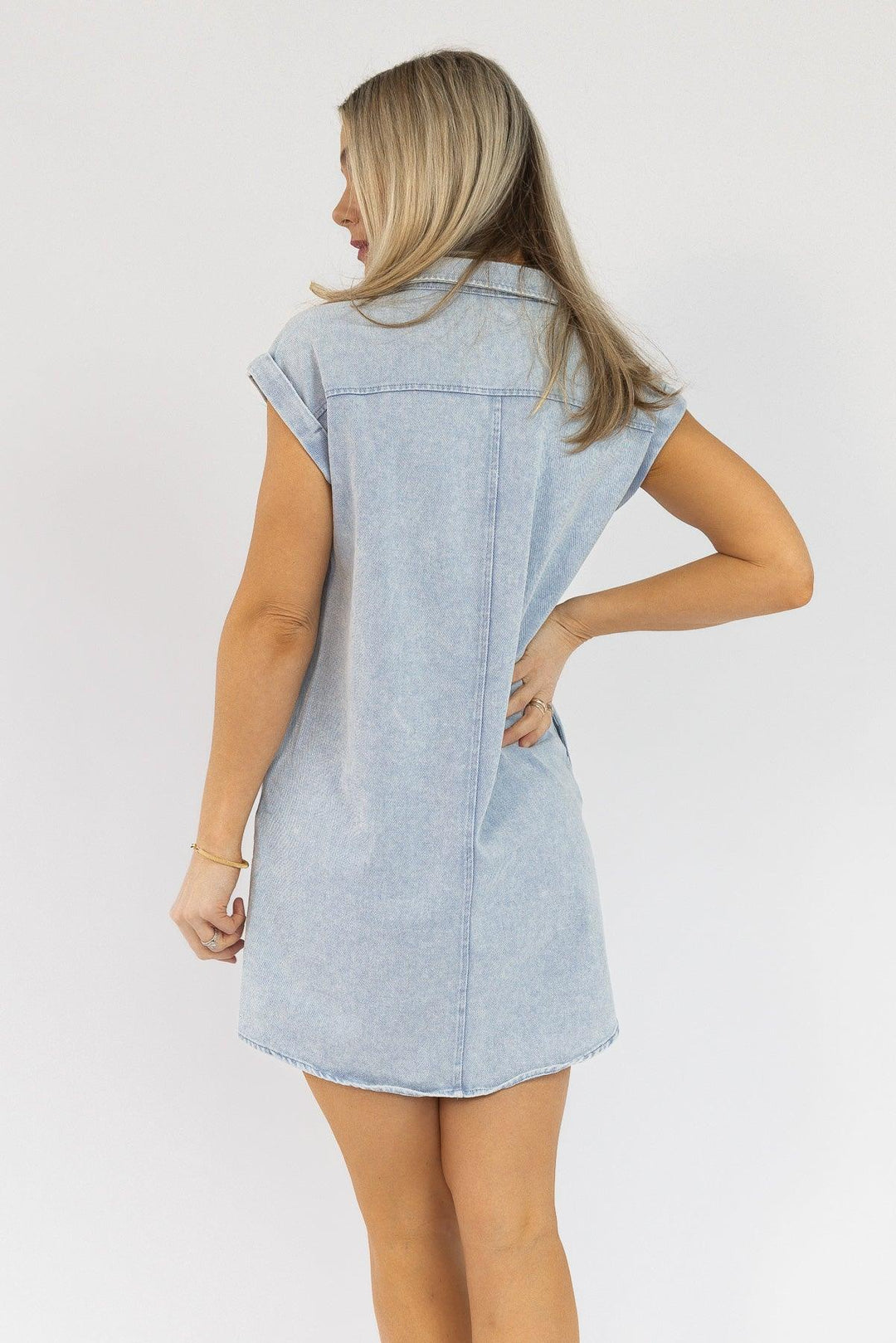 Luella Blue Grey Denim Dress - Final Sale