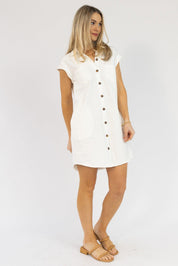 Luella Off White Denim Dress - Final Sale