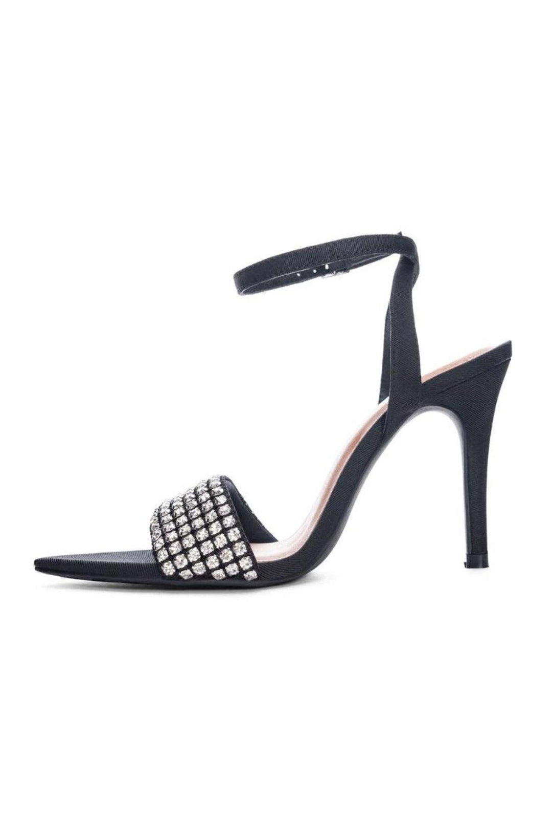 Twinkle Toe Black Rhinestone Heels - JO+CO