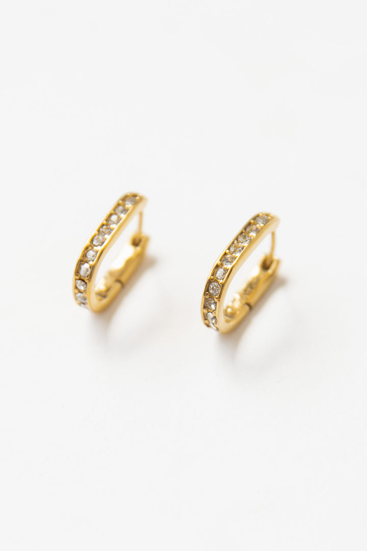 18K Gold Plated Dainty Hoop Earrings - Final Sale