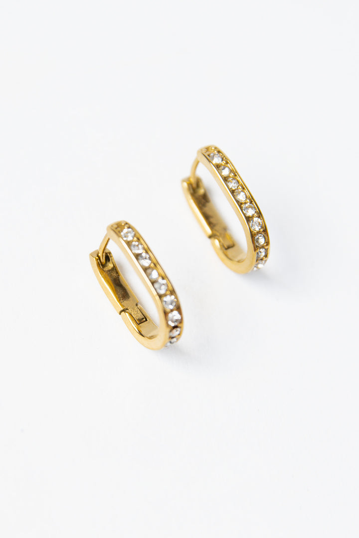 18K Gold Plated Dainty Hoop Earrings - Final Sale