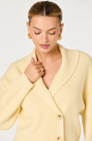 ASTR Ayleen Ribbed Wrap Cardigan