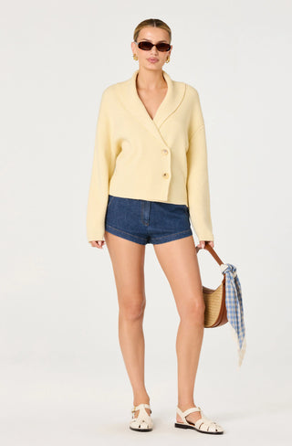 ASTR Ayleen Ribbed Wrap Cardigan