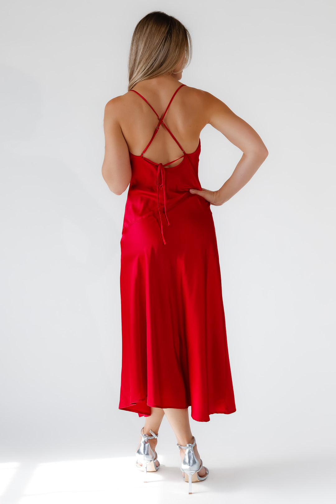 ASTR The Label Gaia Red Dress