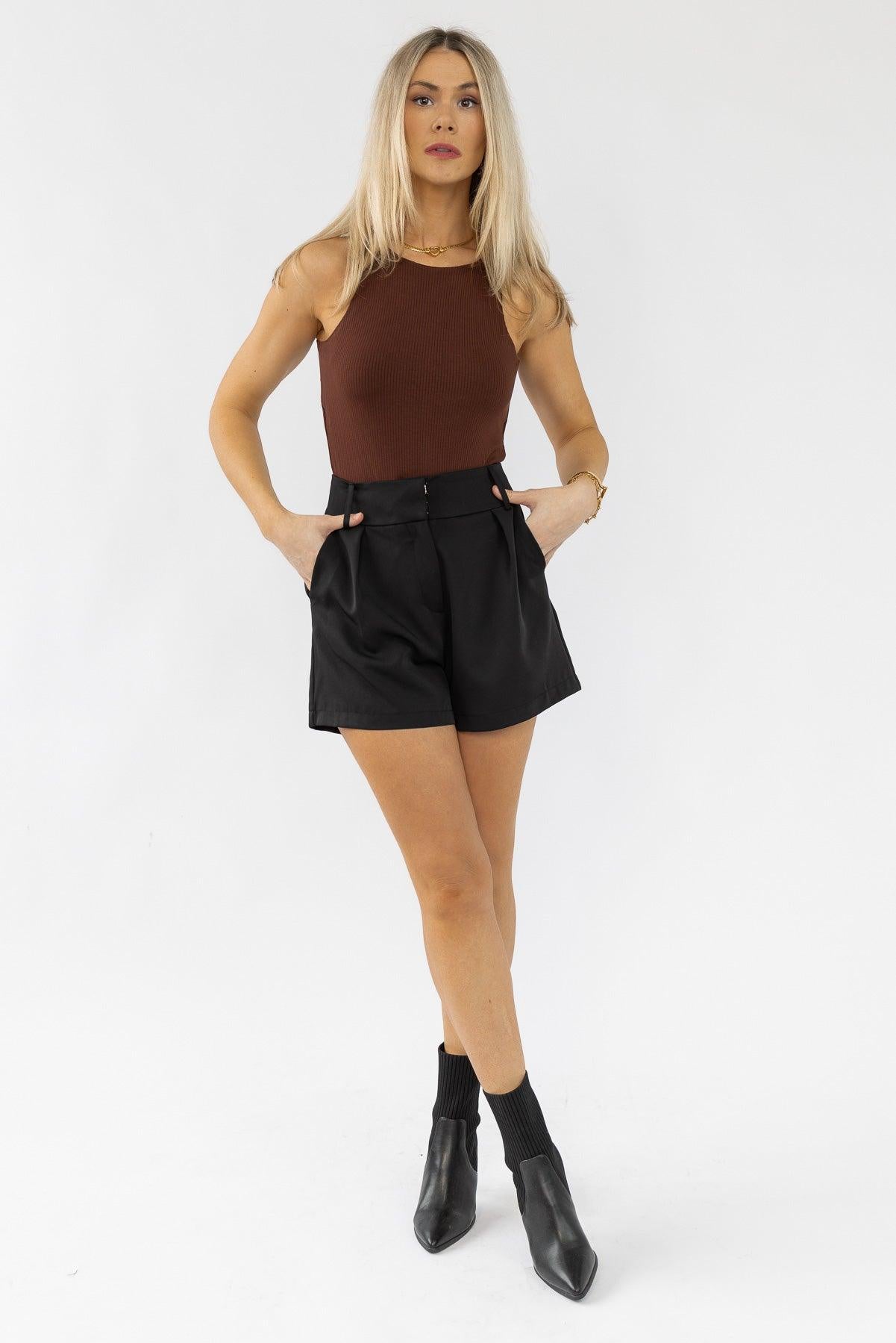 All The Charm Cocoa Bodysuit - Final Sale