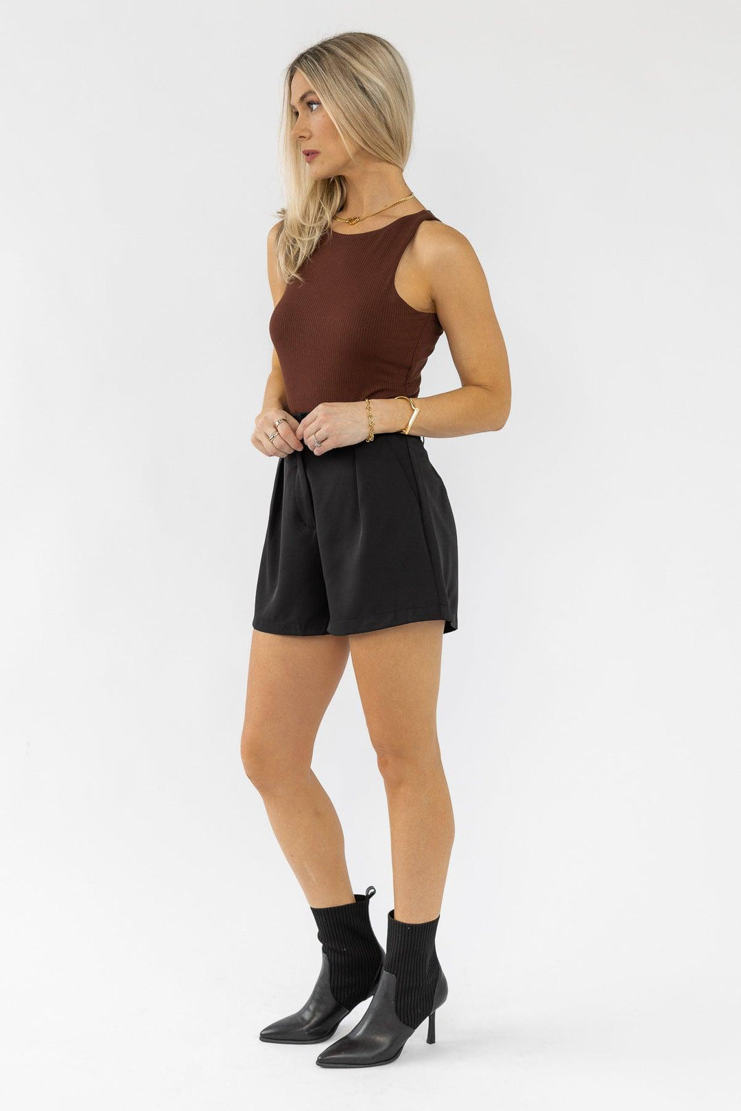 All The Charm Cocoa Bodysuit - Final Sale