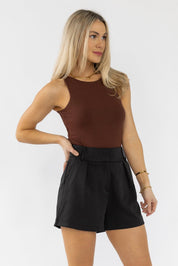 All The Charm Cocoa Bodysuit - Final Sale