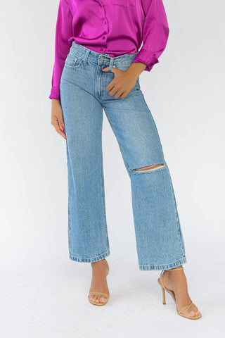 Amari Midrise Skater Denim