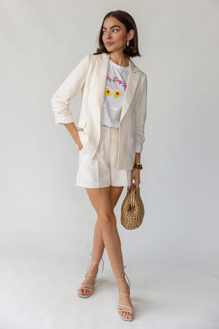 Beckett Linen Pleat Shorts