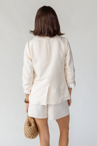 Beckett Cinched Sleeve Blazer