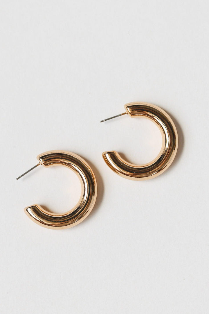 Betty Gold Shiny Earrings - Final Sale