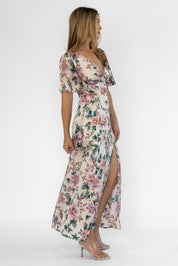 Birdie Pink Floral Maxi Dress