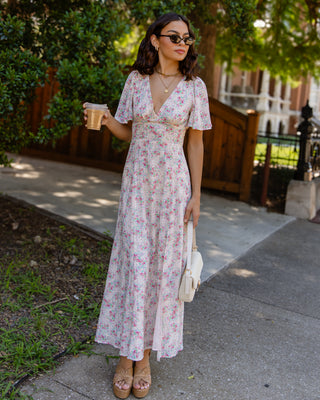 Birdie Maxi Dress - Blush Floral