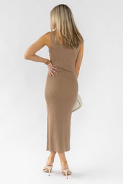 Carlene Mocha Knit Dress - Final Sale