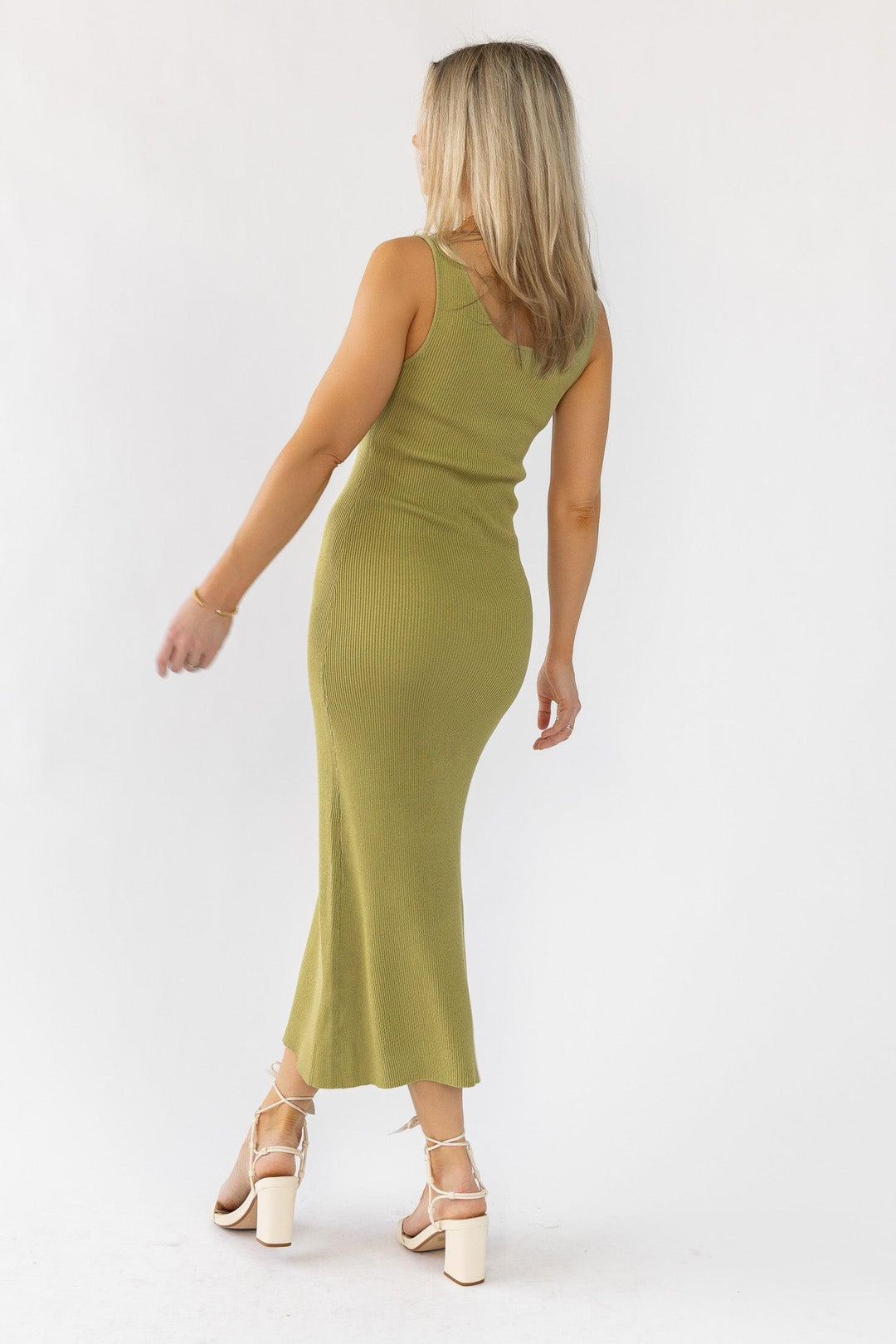 Carlene Green Knit Dress - Final Sale