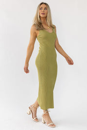 Carlene Green Knit Dress - Final Sale