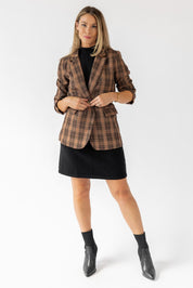 Checklist Chic Plaid Blazer