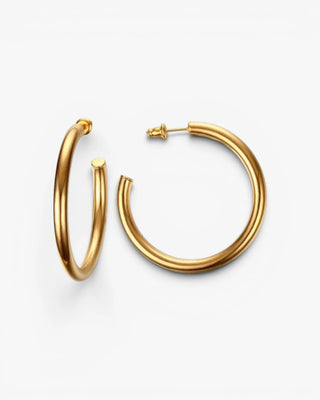 Clara Gold Hoop Earrings