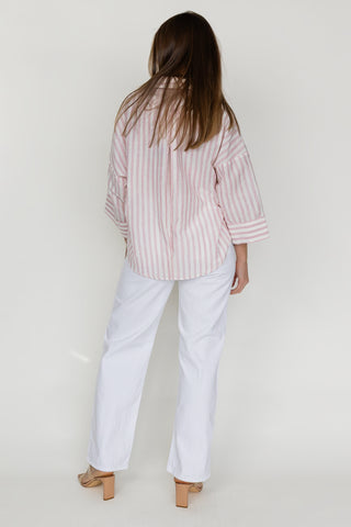 Elia Shirt - Pink Stripe
