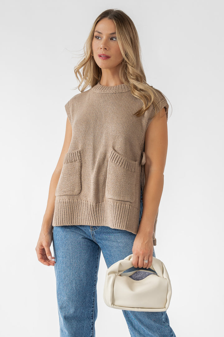 Ellena Side Tie Sweater