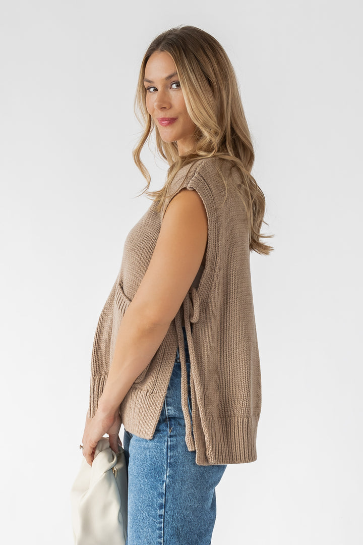 Ellena Side Tie Sweater