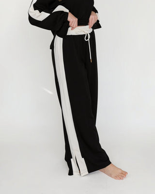 Ellery Pant - Black/Ivory