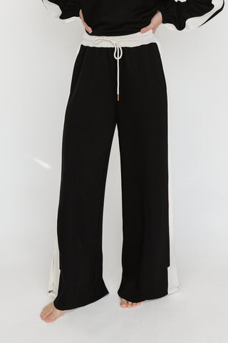 Ellery Pant - Black/Ivory