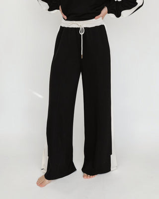 Ellery Pant - Black/Ivory