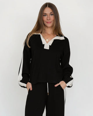 Ellery Top - Black/Ivory