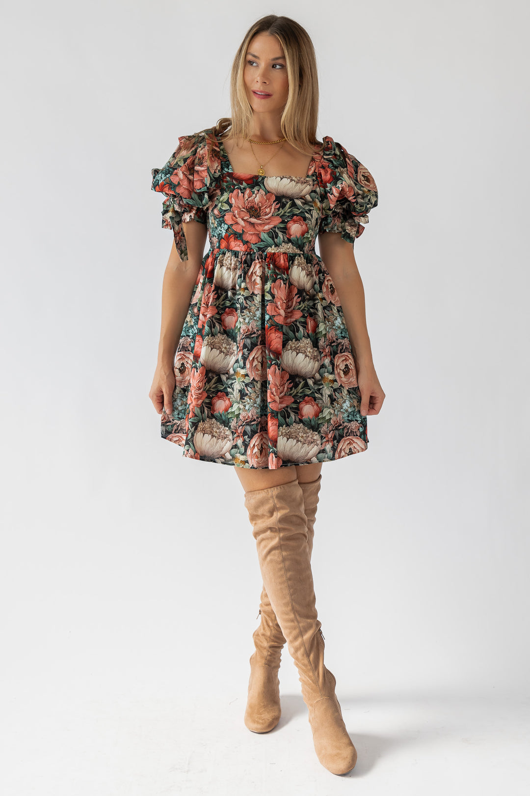 Etta Floral Mini Dress - Final Sale