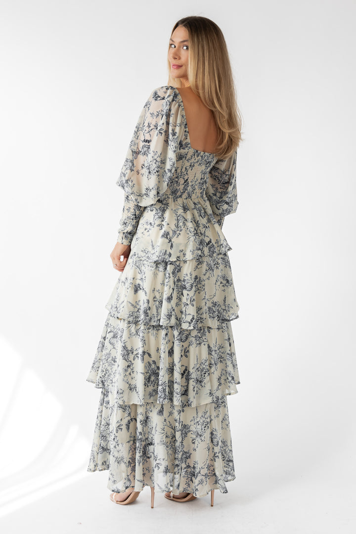 Florence Floral Tiered Maxi Dress