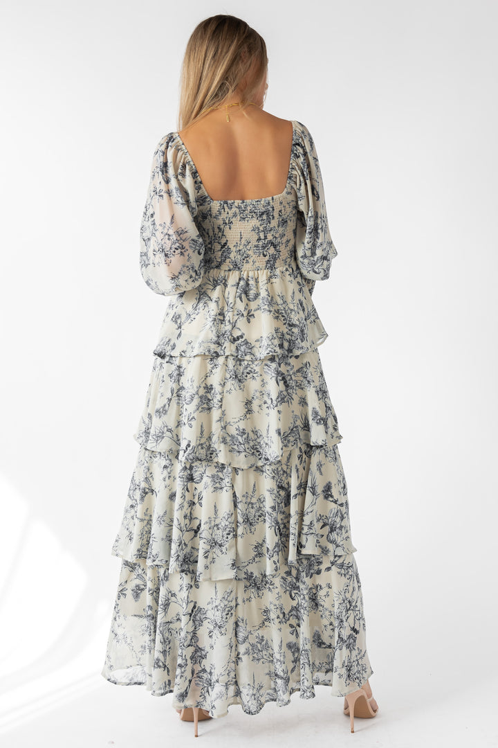 Florence Floral Tiered Maxi Dress