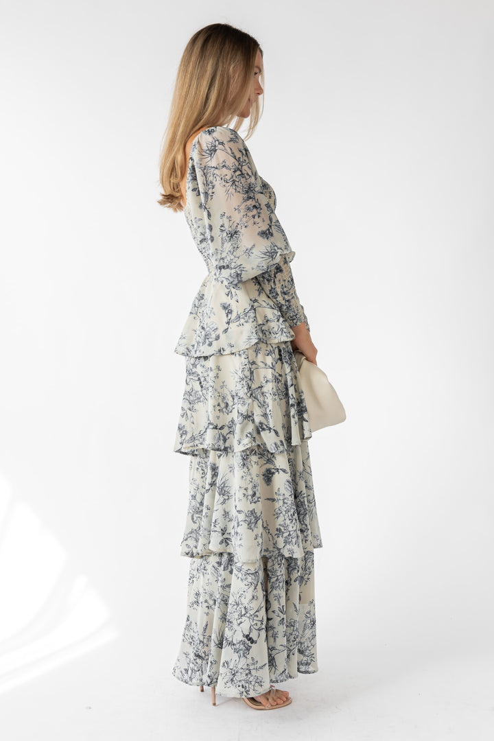 Florence Floral Tiered Maxi Dress