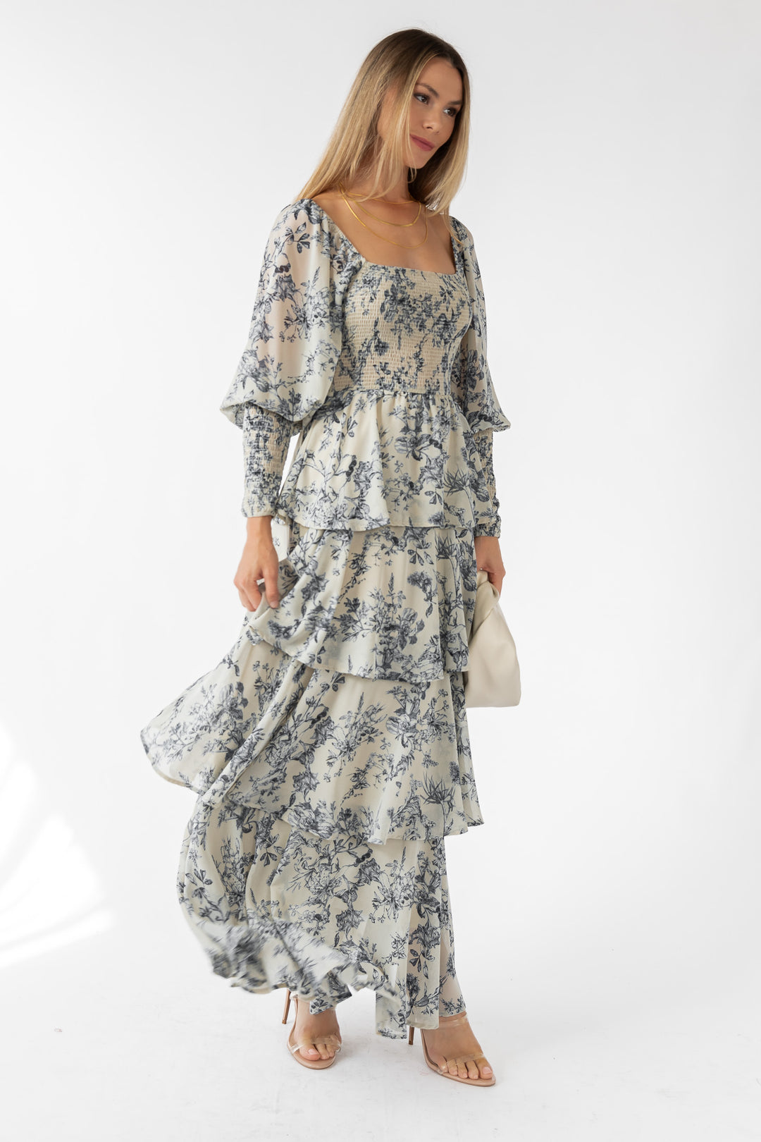 Florence Floral Tiered Maxi Dress