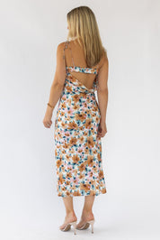 Gemma Floral Cami Cowl Back Dress - Final Sale