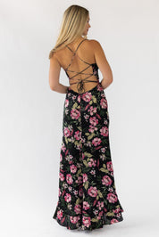 Hathaway Black Floral Maxi Dress - Final Sale