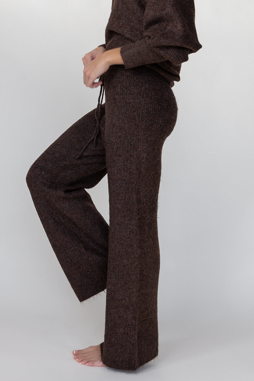 Haven Knit Pants - Brown