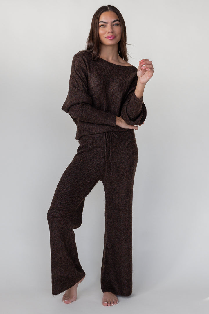 Haven Knit Pants - Brown