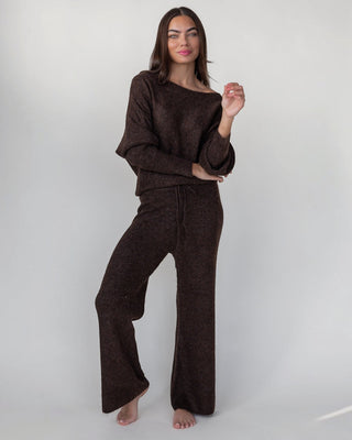 Haven Knit Pants - Brown