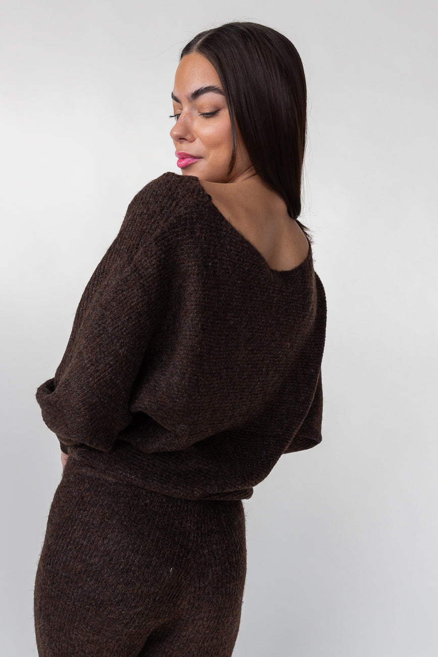 Haven Knit Sweater - Brown