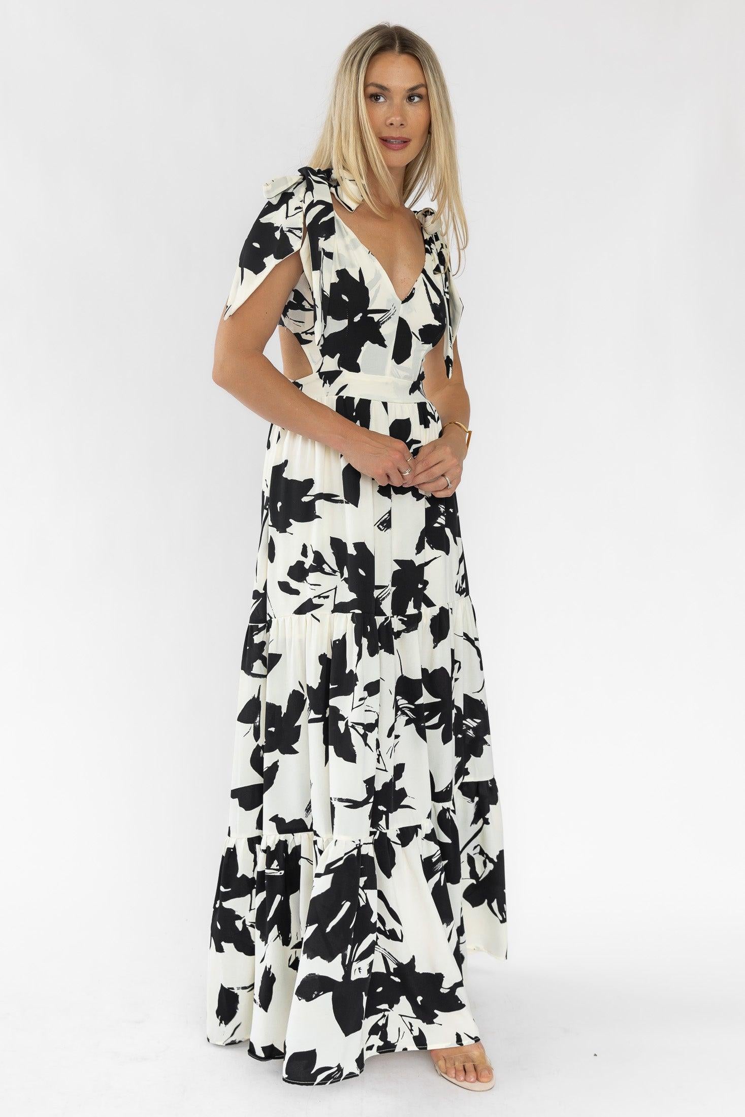 Holden Black Floral Maxi Dress - Final Sale