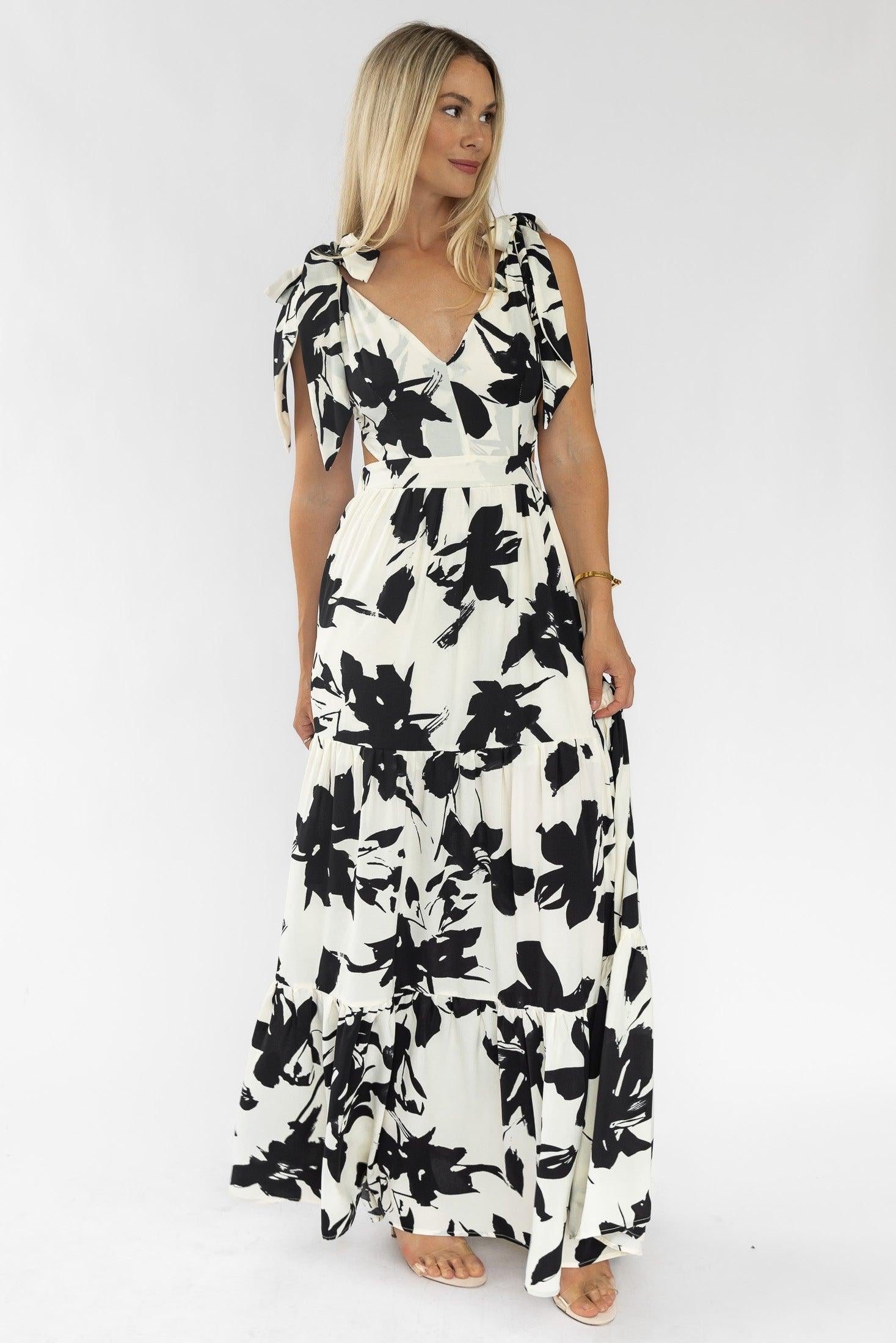 Holden Black Floral Maxi Dress - Final Sale