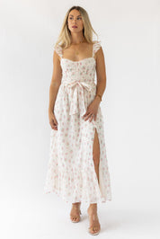 Jesse Blush Floral Corset Dress