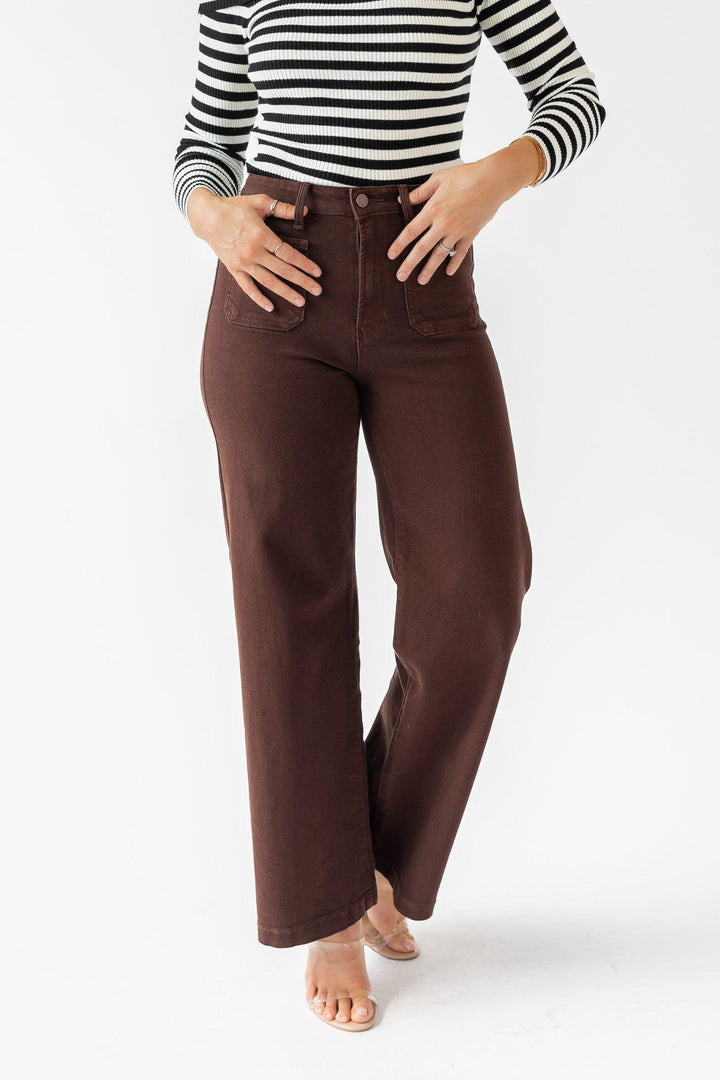 Jett Brown Patch Pocket Jeans - Final Sale