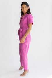 Kendall Pink Washed Jumpsuit - Final Sale