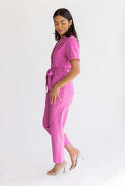 Kendall Pink Washed Jumpsuit - Final Sale