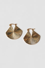 Kyrie Gold Textured Earrings - Final Sale