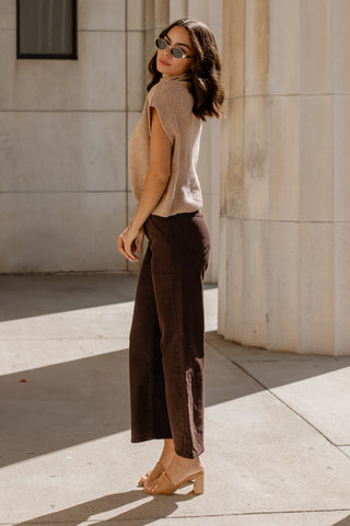 Odette Knit Sweater - Taupe