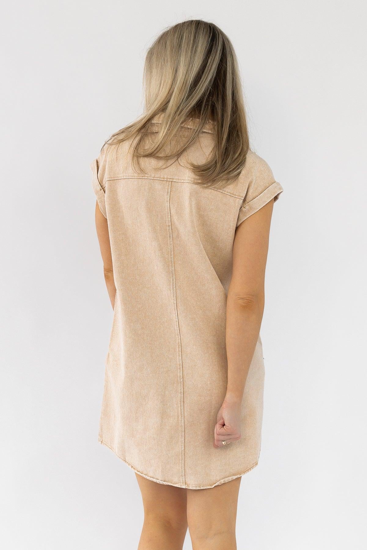 Luella Khaki Denim Dress - Final Sale